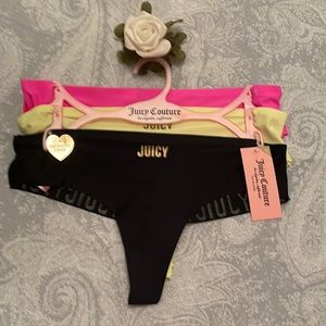 3-Pack Seamless Thong Panties - Size Large